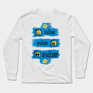 The Good, The Bad and the SPACESHIP! Long Sleeve T-Shirt